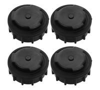 Levemolo 4 Tapones De Drenaje Para Cubos De Basura De Plástico Color Negro