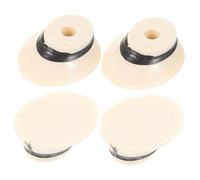 Levemolo 4piezas Accesorios Para Erhu De Reemplazo De Cabeza De Poste Superior Ergonómico Para Músicos De Erhu Fabricación Polvo De Hueso Fácil Instalación y Compatibilidad