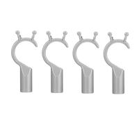 Levemolo 4piezas Conectores De Poste para Ropa Accesorios De Tendedero para Colgar Ropa Soporte Resistente y Fácil De Instalar para Hogar y Armarios Material Duradero y Diseño Elegante