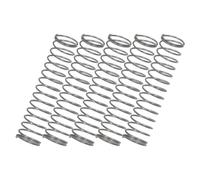 Levemolo 5 Piezas Accesorios Prácticos para Instrumento de Viento Resorte del Botón de Instrumento de Acero Inoxidable, Color Plata, Fácil Sustitución