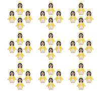 Levemolo 50 Piezas Figuras Miniatura Virgen María PVC Decoración Religiosa Católica para Escritorio Ornamentación Bíblica Resistente y Portátil para Escuela Dominical y Hogar