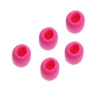 Levemolo 5piezas Funda Esponja Para Micrófono Protección Antiviento Color Rosa Para Ktv y Entrevistas Compatible Micrófonos Estándar
