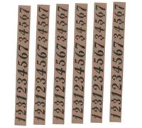 Levemolo 6 hojas Pegatinas Escala Lengua Autoadhesivas Prácticas para Aprender Notas Musicales Accesorio de Práctica Fácil de Usar Sin Residuo para Principiantes