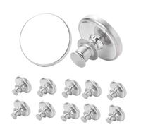 Levemolo 6 Pares De Hebillas Magnéticas para Cortinas, Imanes para Cortinas, Alzapaños Magnéticos para Dormitorio, Alzapaños Magnéticos para Cortinas, Botones Magnéticos para Cortinas.
