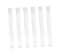Levemolo 6 Piezas Tubos Transparentes para Incienso con Tapa Sellada Almacenamiento Resistente y Versátil para Varitas Santo y Sahumerios Protección contra Polvo Insectos Diseño Ligero y