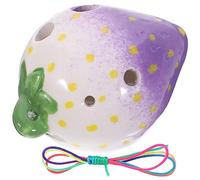 Levemolo 6agujeros Ocarina De Cerámica Forma De De Huecos Para Principiantes Instrumento Musical De Viento Para Práctica y