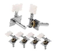 Levemolo 6piezas Ukulele Afinadores De Doble Cabeza De Blanca De Claves De Afinación Para Acústicas y Clásicas Diseño Para Reemplazo De Cuerdas y