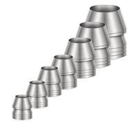 Levemolo 7 Piezas Cuña de Fijación de Hierro para Mangos de Martillo, 11 MM | Kit Plateado, Superficie Lisa sin Rebabas, para Reparaciones de Taller y Caja de Herramientas