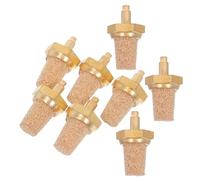 Levemolo 8 Piezas Silenciador de Escape de Latón para Máquina de Humo de Escenario Accesorio Neumático de Filtro para Tubería de Reducción de Ruido y Optimización de Difusión de Niebla
