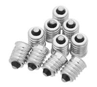 Levemolo Adaptador de Bombilla E14 a E12 Convertidor de Portalámparas Tornillo 10 Piezas Color Plateado Compatible Lámparas LED Adecuado para Uso Doméstico y Oficina