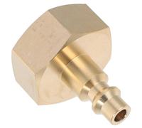 Levemolo Adaptador de Ventilación para Invernaje de RV, Adaptador de Manguera de Jardín para Compresor de Aire, Conexión Rápida 3/4 Ght, Cobre Dorado, para Caravana y Remolque