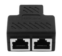 Levemolo Adaptador Divisor Ethernet Rj45 de 3 Vías Pequeño y Portátil para Conectar Dispositivos en Internet y Redes Profesionales Diseño Ergonómico