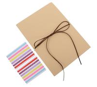 Levemolo Álbum de Fotos Pequeño Tipo Acordeón para Manualidades Kit DIY con Cubierta Dura y Esquinas Adhesivas para Cumpleaños Bodas y Aniversarios