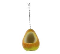 Levemolo Alimentador de Pájaros Colgante Exterior Forma Comedero para Jardín Soporte para Alimentos de Periquitos Gorriones y Decoración para Terraza y Árbol