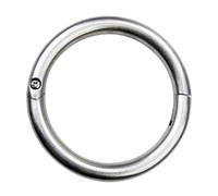 Levemolo Anillo para Nariz de Ganado de Acero Inoxidable Resistente para Manejo Práctico de Bovinos Herramienta de Tracción Agrícola Grande