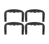 Levemolo Asas para Jaula de Mascota en plástico Negro, Set de 4, Comodidad Manual para Transportar jaulas y Cajas, Apto para hámsters y Aves