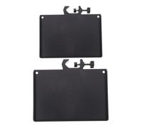 Levemolo Bandeja para Tarjeta de Sonido de Micrófono Negra, Resistente al Desgaste, de Plástico y Acero Inoxidable, Almacenamiento Multifuncional para Equipos de Sonido