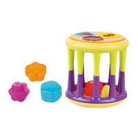 Levemolo Bloques Apilables de Plástico Seguro para Bebés Juguete Montessori para Desarrollo Sensorial y Coordinación Mano-ojo Silla Formas y Esferas para Niñas de Meses