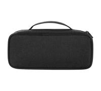 Levemolo Bolsa Organizadora de Cables Grande Negra para Viaje, Estuche de Transporte de Accesorios Digitales, Organizador Portátil para Discos Duros, Cargadores y Cables, Compartimentos