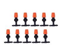 Levemolo Boquilla Atomizadora Ajustable de Plástico 20 Unidades Flujo Regulable Riego Uniforme y Nebulización para Riego por Goteo para Jardín y Patio