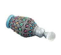 Levemolo Botella de Perfume Vintage Frasco Vacío Recargable para Aceite Esencial Diseño Clásico y Elegante para Viaje Almacenamiento Práctico y Decorativo
