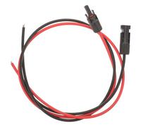Levemolo Cable de Extensión para Panel Solar de Plástico Adaptable y Fiable, 2 Piezas, Adecuado para Dispositivos y Paneles Solares en Sistemas de Energía Renovable