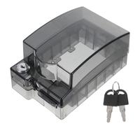 Levemolo Caja Estanca Eléctrica Negra Tamaño 17.5x11x9.2 Cm Resistente al Agua y Fácil de Instalar para Enchufes de Pared y Paneles de Interruptores Adecuado para Baño y Ducha