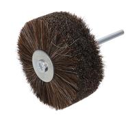 Levemolo Cepillo de Rueda de Pulido de Metal Marrón para Taladro, Adecuado para Tallado en Madera y Jade, Eliminando Polvo y Capa de Óxido en Procesos de Pulido y Encerado