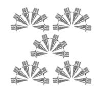 Levemolo Clavos para Botas de Atletismo 30 Piezas Acero Duro 9.5 mm con Sistema rápido para Zapatillas de Pista en Carreras largas y Saltos