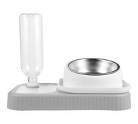 Levemolo Comedero y Bebedero para Gatos y Perros Desmontable de Plástico Dispensador Automático de Comida para Uso en Hogar o Tienda Profesional