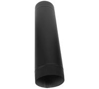 Levemolo Conducto de Humos de Estufa de Leña Negro de Acero Inoxidable Resistente al Calor Manguito de Acoplamiento de 125mm para Uso Hogar