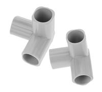 Levemolo Conectores de Tubos en T para Parque Infantil Interior, Accesorios de Acero para Cercado de Ñiño, 2 Piezas, Resistentes y Desmontables, Uso Seguro en Hogar y Zonas de Juego