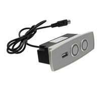 Levemolo Controlador Manual y Material Abs Resistente para de 2 Botones y 5 Pines con Puerto USB Sillón Elevador Eléctrico Compatible con Sillas Reclinables