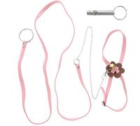 Levemolo Correa para Pasear Tortugas Ajustable de Nailon Resistente, Chaleco Pequeño Rosa para Transporte y Paseo, Arnés para Mascota Tortuga Adecuado para Uso al Aire Color Aleatorio