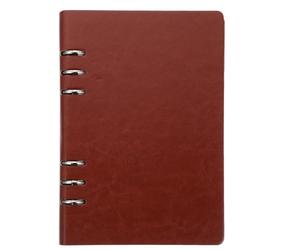 Levemolo Cuaderno de Agenda A5 Marrón 100 Hojas, Planificador de Oficina de Pu para Priorizar y Organizar, Adecuado para Escritura Creativa y Reuniones
