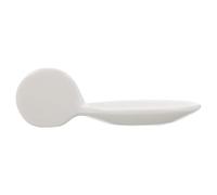 Levemolo Cuchara Creativa para Caviar de Cerámica Color Claro Cuchara Pequeña Multiusos para Salsa y Foie Gras Soporte para Palillos Utensilio de Mesa Elegante y Portátil