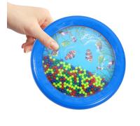 Levemolo de cuentas onduladas Orff, instrumento de percusión manual para niños, instrumento de educación temprana para niños (azul)