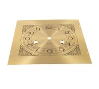 Levemolo Dial Vintage para Reloj Pared Cara Redonda de Metal con Números Romanos y Arábigos Repuesto DIY para Reparación de Relojes Clásicos