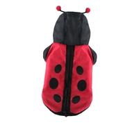 Levemolo Disfraz para Mascotas Talla L Abrigo Cálido de Algodón Diseño de Mariquita para Perros y Gatos Ropa Divertida para Halloween Disfraz de Cosplay para Fiestas de Mascotas