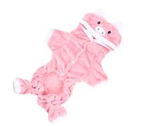 Levemolo Disfraz Perro Cerdo Cálido de Invierno para Mascotas Ropa Suave y Cómoda Abrigo Adorable para Cachorros Talla XXL para Fiestas y Sesiones de Fotos