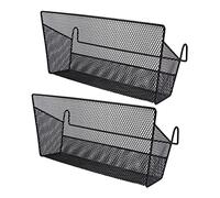 Levemolo Dormitorios 2 Piezas Cestas Almacenaje Cestas De Almacenamiento Negras Cestos Almacenaje Canasta De Dormitorio Colgante Cesta De Almacenamiento Cozinha