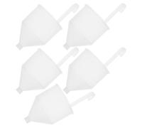 Levemolo Embudo de Pintura 5 Piezas Medidor de Viscosidad Plástico Resistente para Tintas y Barnices de Látex, Taza de Pintura Pequeña Portátil para Pruebas Industriales y Artesanales