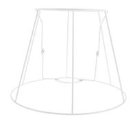 Levemolo Estructura Metálica para Pantalla de Lámpara de Hierro Anillo Adaptador Tipo Araña Soporte Ajustable 15X25X18 CM Diseño Industrial para Lámparas de Mesa y Techo Accesorios