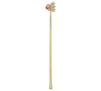 Levemolo Extintor de Velas Retro de Metal Dorado en Forma de Flor para Apagar Lámparas de Aceite y Velas en Frasco, Adecuado para Decoración del Hogar