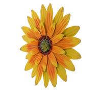 Levemolo Girasol Metálico Decorativo de 33 CM para Pared Escultura Floral Rústica Resistente Intemperie Decoración Colgante Grande para Jardín Cocina Salón y Porche