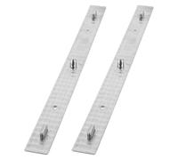 Levemolo Herramienta de Dibujo de caricaturas, Regla metálica de Tres Pines para posicionamiento de Papel, 2 Piezas para bocetos al Aire Libre y Manualidades