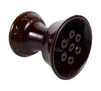 Levemolo Iluminación Retro de Cerámica Estilo Tibetano Soporte para Lámpara de Mantequilla Ghee para Templo o Budista