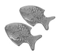 Levemolo Iron Fish de Hierro Fundido para Cocinar 2 Piezas en Forma de Pescado, Suplemento Natural de Hierro para Deportistas, Veganos y Embarazadas Cocina