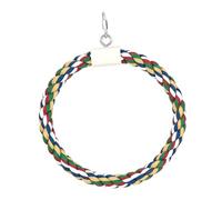 Levemolo Juguete para Loro Colgante de Cuerda de Algodón Columpio Masticable Seguro para Aves Pequeñas y Medianas Accesorio de Jaula para Diversión y Ejercicio