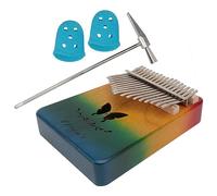 Levemolo Kalimba Piano De Pulgar De Teclas Natural Para Principiantes y Niño Niña Música Portátil Para Viajes y Relajación